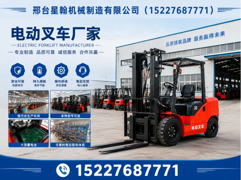 广宗县仓库电动叉车展示图